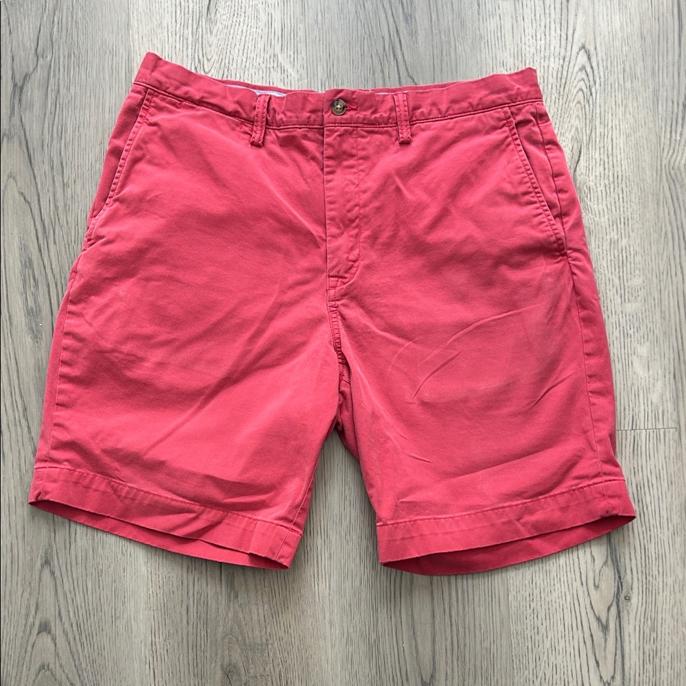 Polo Ralph Lauren Chino Shorts 9 Inch Nantucket Red Size 34